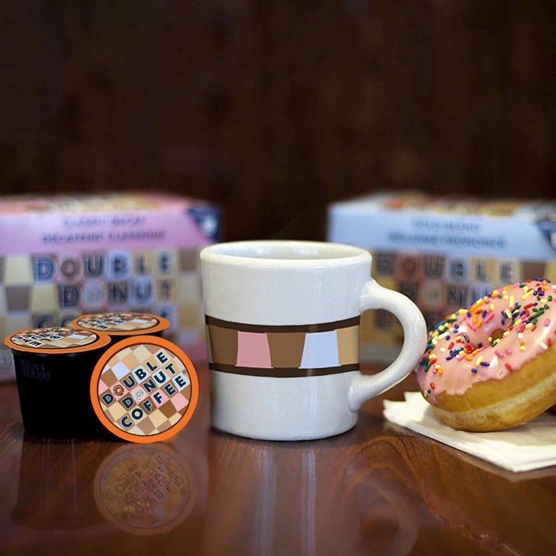 Double Donut Coffee Breakfast Blend Coffee Pods, Light Roast Coffee in Recyclable Single-Serve Pods for Keurig K Cups Brewer Machines, 80 Count Bulk Pack, original version - Image 5